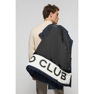 Chaqueta azul marino Slope acolchada con detalles Polo Club