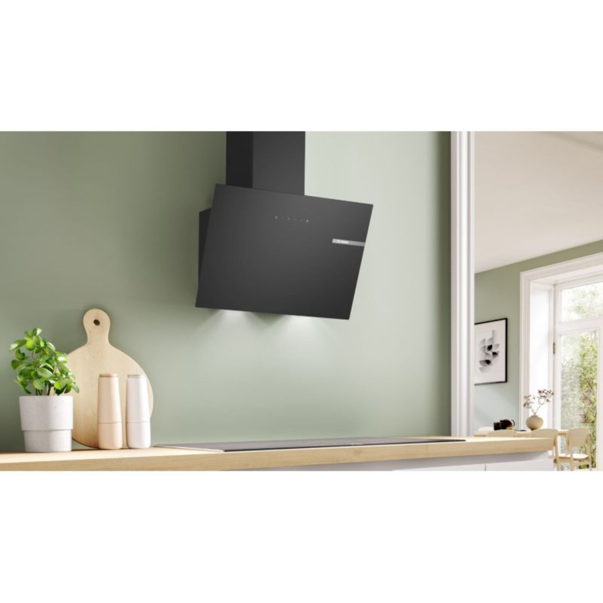 Hotte décorative murale inclinée BOSCH DWK65DK60