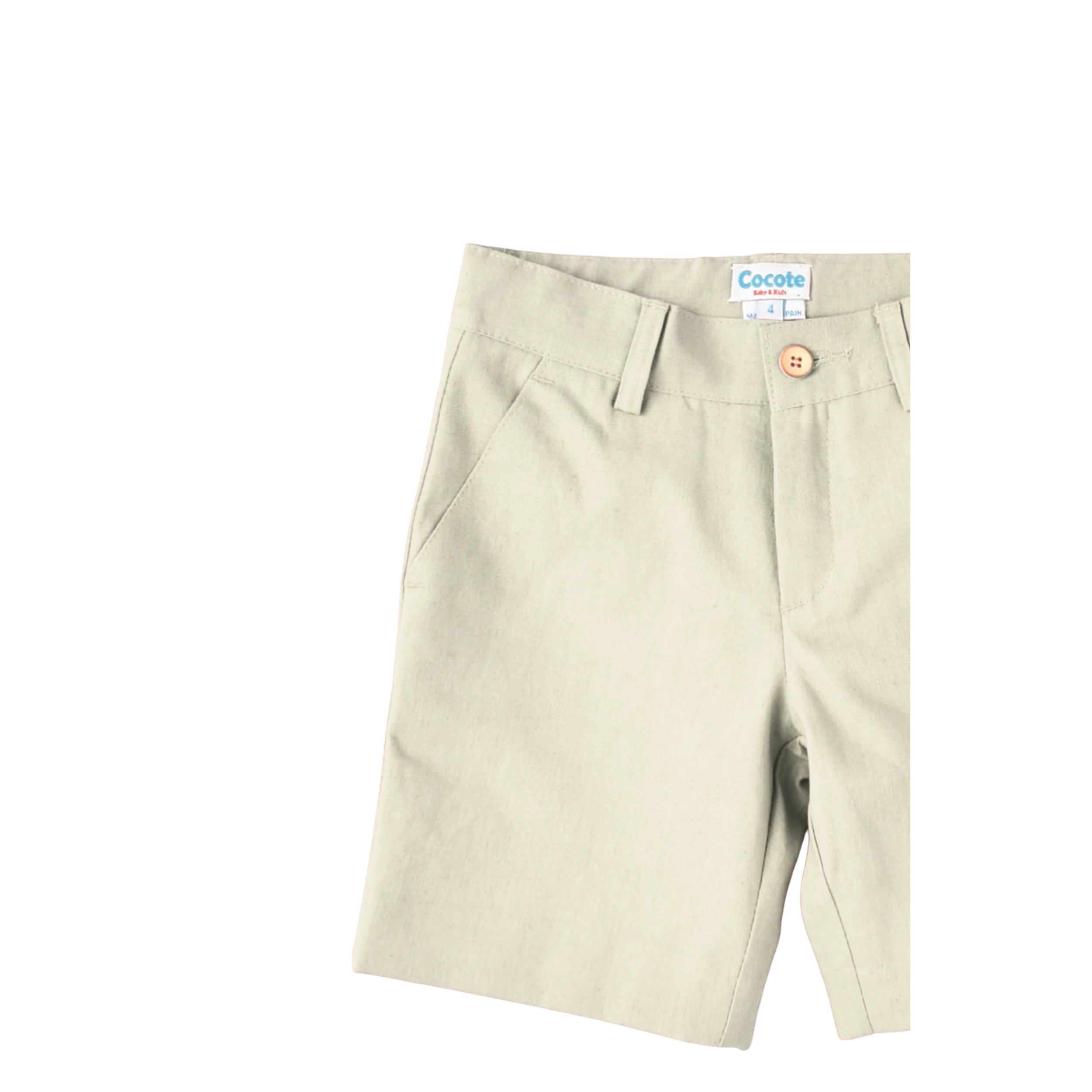 Pantalón de niño beige Cocote & Charanga