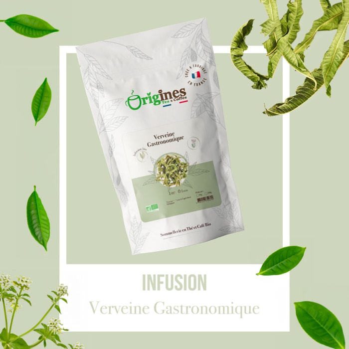 Verveine Gastronomique - infusion Bio plante naturelle - Sachet 20g