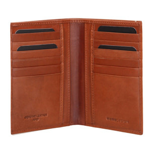 Portafoglio uomo in vera pelle - Modello Erewhon Pro - Casual - 10.0 x 7.6 x 0.5 cm