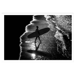 Poster surf contraste Affiche seule