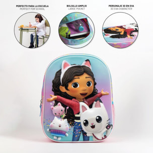 Mochila Infantil 3D Gabby´S Dollhouse