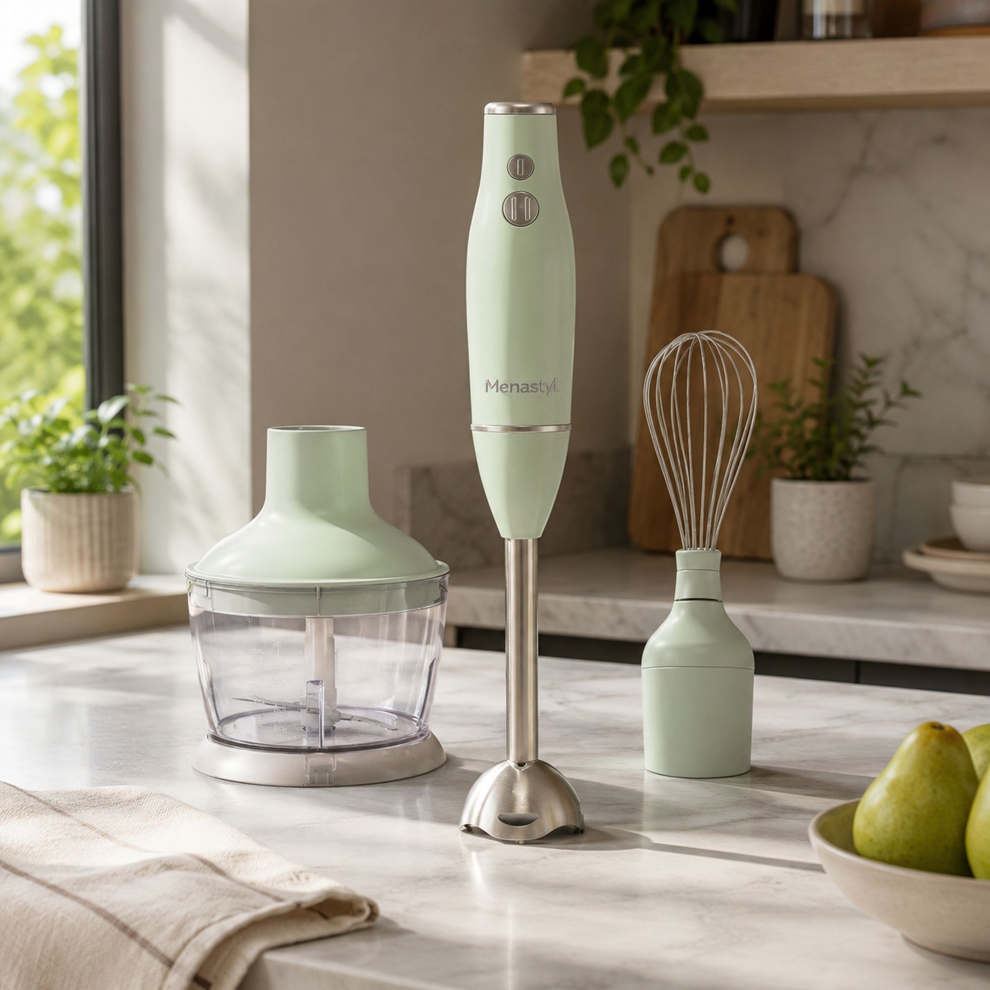 Mixeur multifonction 3 en 1 celadon