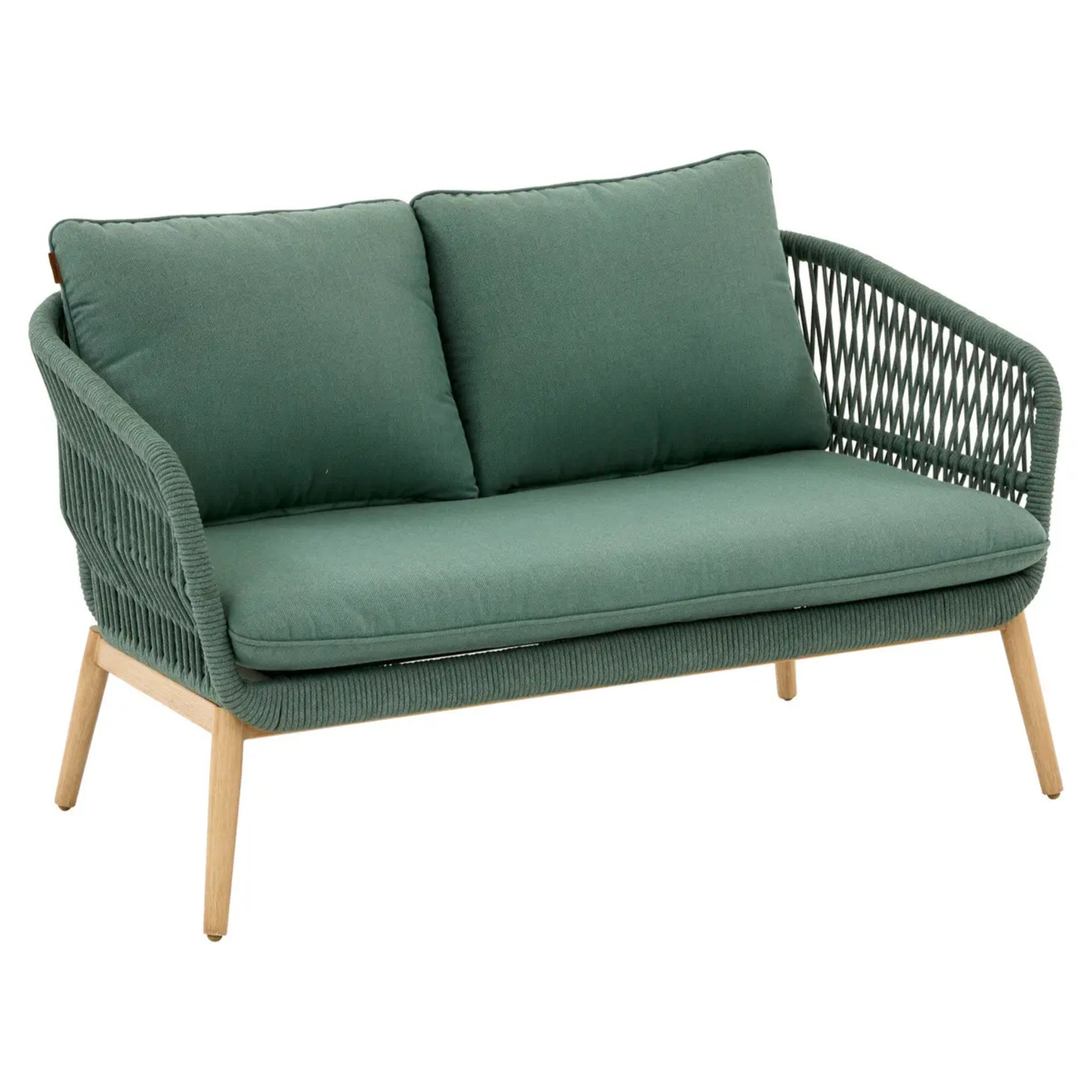 Canapé de jardin Orissa 2 places vert