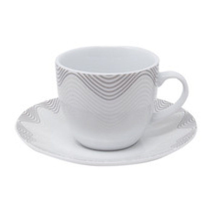 Set da caffè Lago da 6 pezzi in porcellana