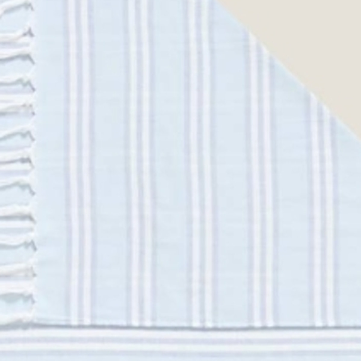 Toalla pareo algodón rayas Jorana color azul oscuro