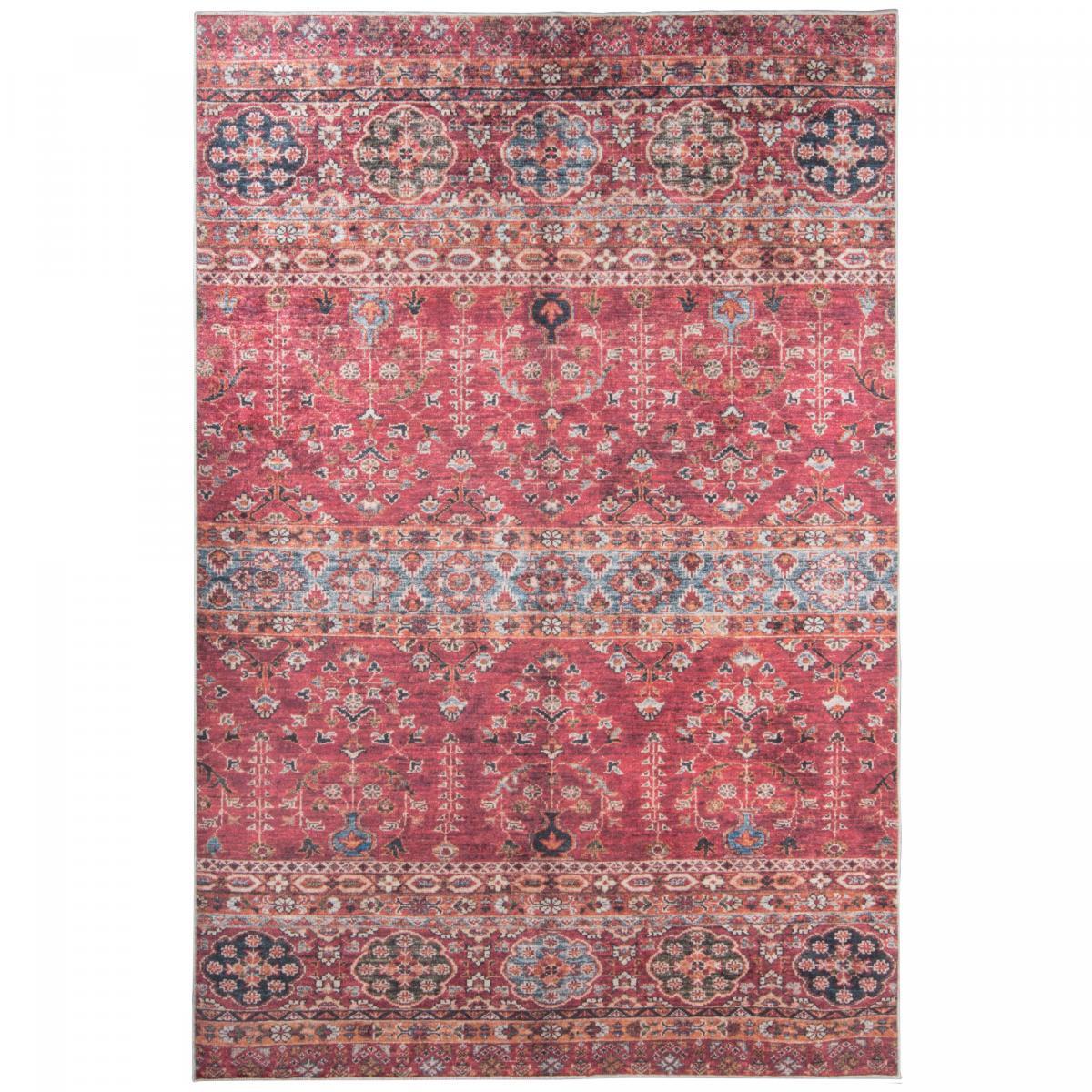 Tapis de cuisine 80x120 OLOV 2 Rouge, facile d'entretien