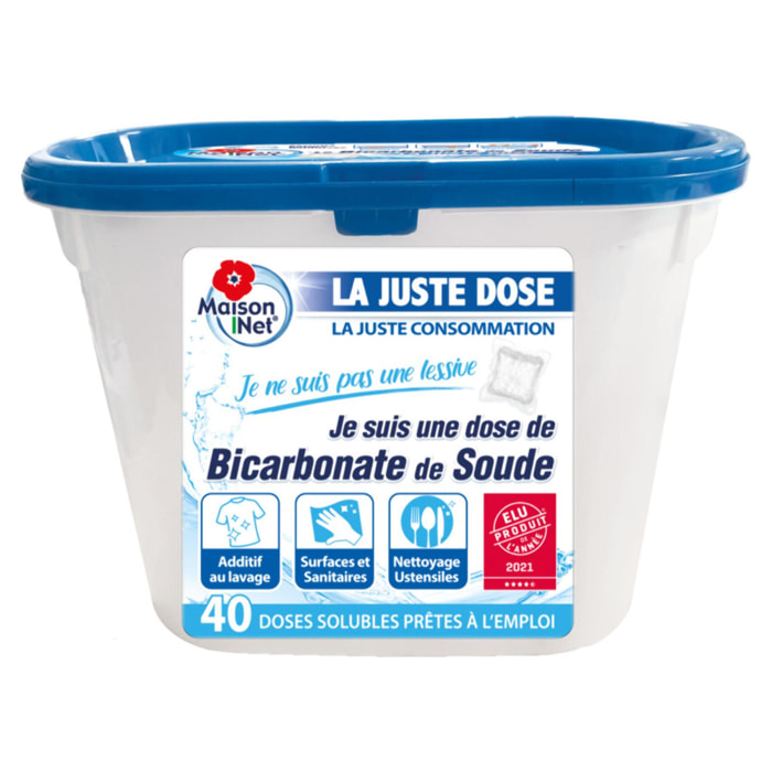 Pack de 4 - Bicarbonate de Soude 40 doses de 20gr