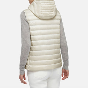 Chalecos Mujer de la marca GEOX  modelo D JAYSEN BLANCO