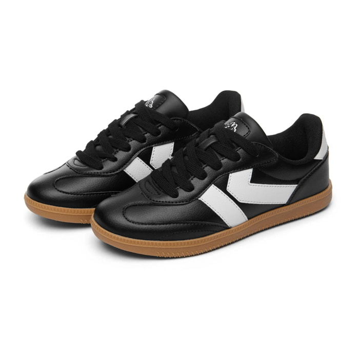 Kappa - Sneakers Uomo Donna Nero - Logo Marker