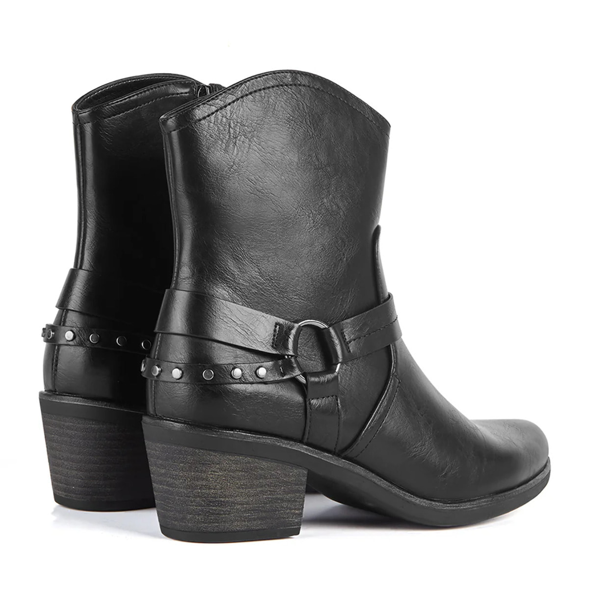 Stivaletti da donna in stile western con tacco medio