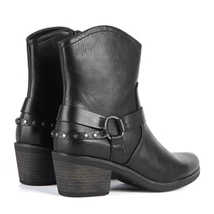 Stivaletti da donna in stile western con tacco medio