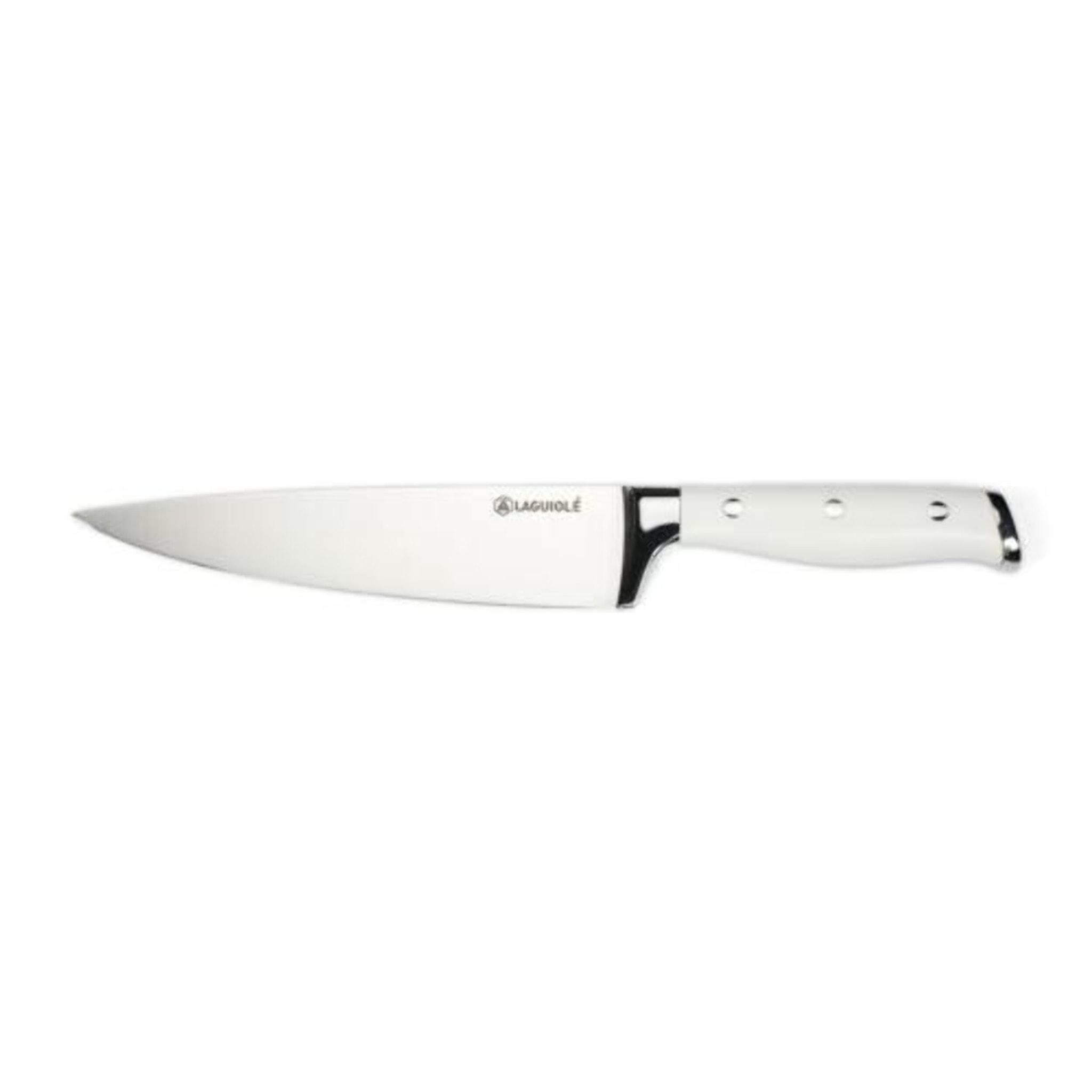 Couteau de chef blanc 34cm - "Elégance"