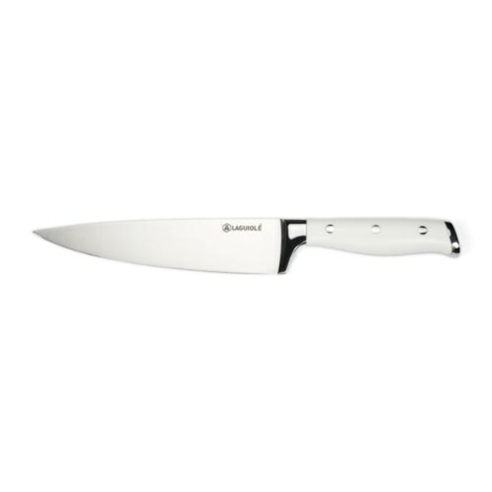 Couteau de chef blanc 34cm - "Elégance"