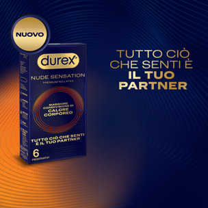 Preservativi Nude Sensation Premium No Latex Alta Sensibilità Anallergici Senza Lattice Forma Classica - 6 Profilattici