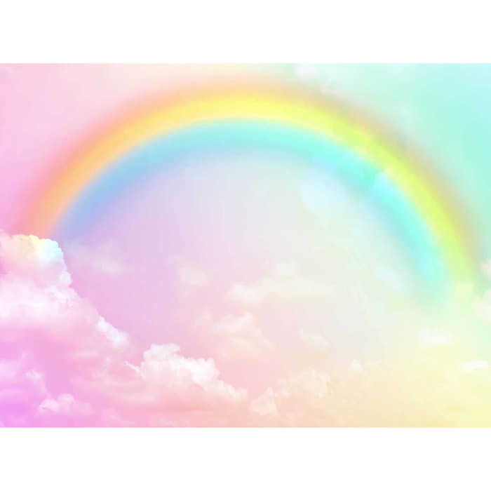 Papier peint panoramique Poppy sky  Intissé