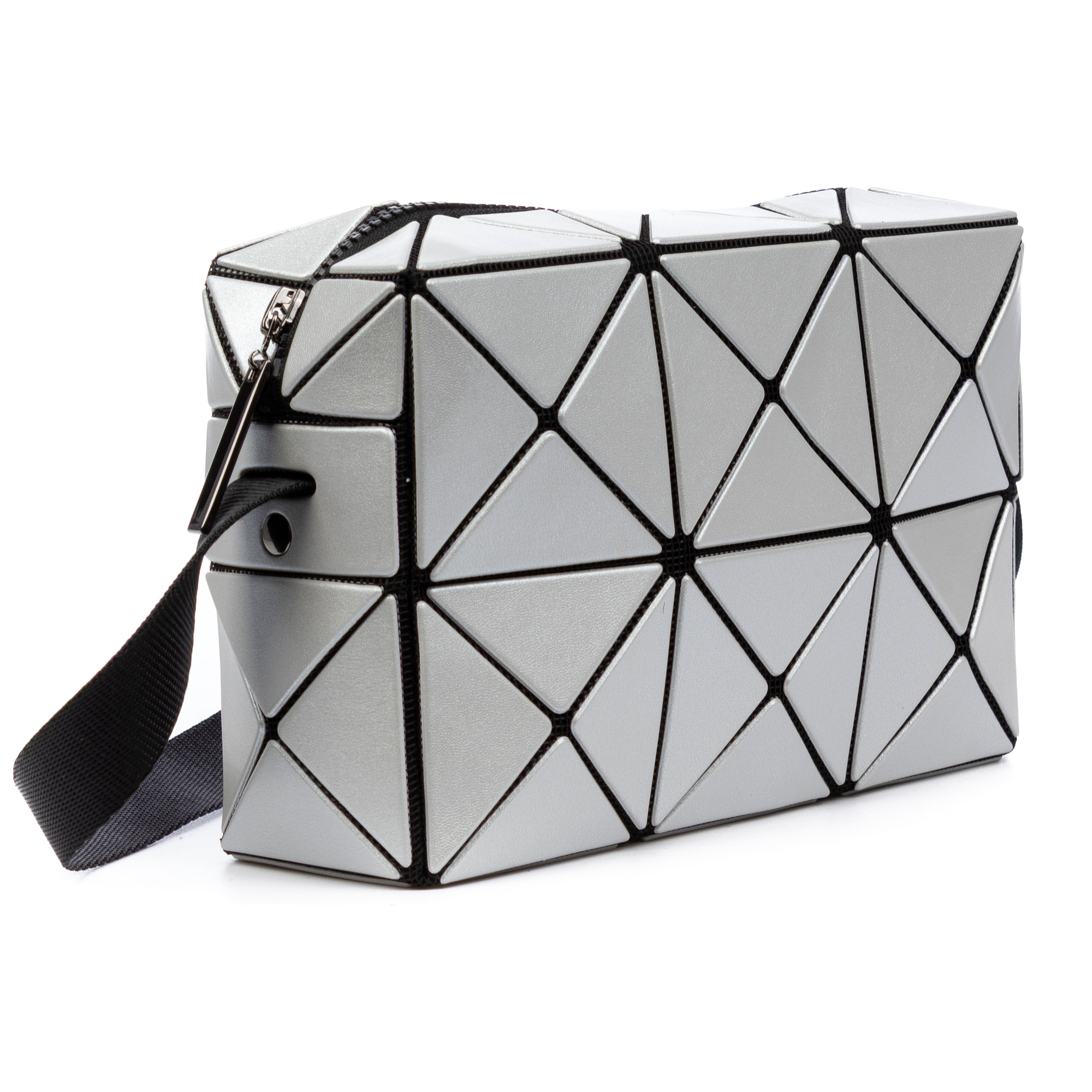 Aso borsa a tracolla dal design geometrico.