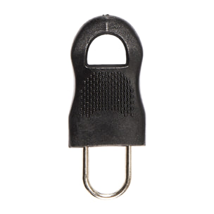 Lot de 4 Anneaux de Fermeture Zippée - JE CHERCHE UNE IDEE - Noir