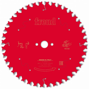 Lame pour scie circulaire portative FREUD - Ø184 2,4/1,6 AL16 Z40 BA 10° - F03FS09704 -FR11W002H