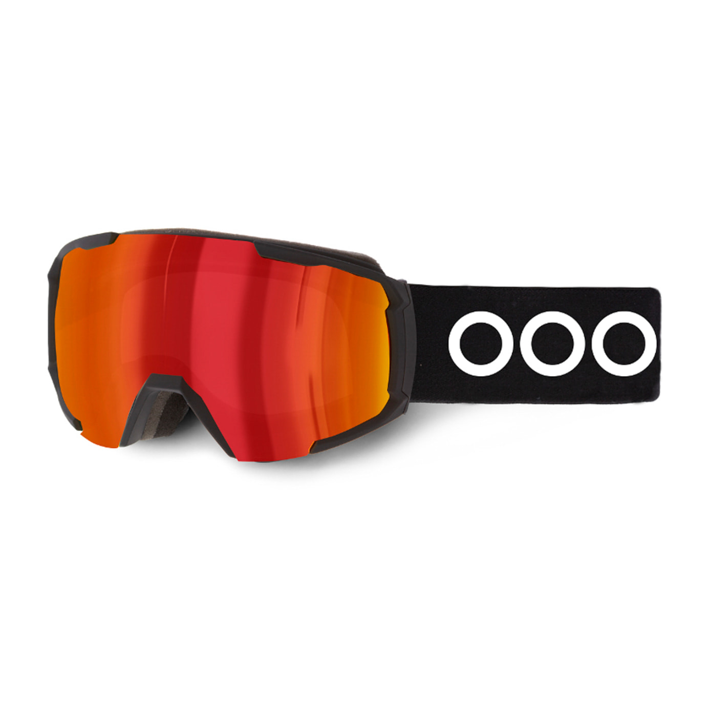 Gafas de esquí ECOON modelo Gasherbrum en color Negro / Rojo Revo