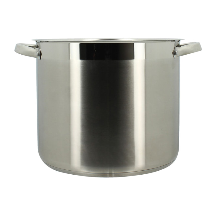 Marmite professionnelle en inox 24cm - tous feux