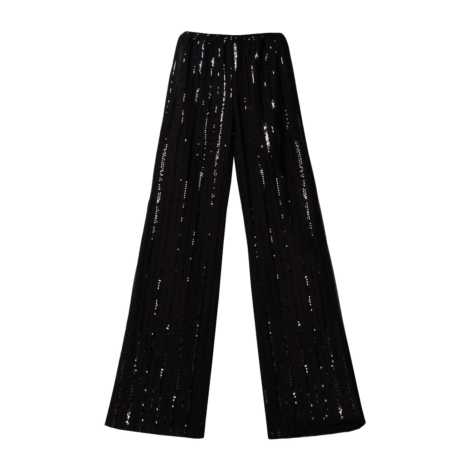 Pantalón fluido de mujer con lentejuelas