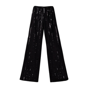 Pantalón fluido de mujer con lentejuelas