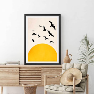 Affiche dessin ''''ailes au soleil'''' Affiche seule