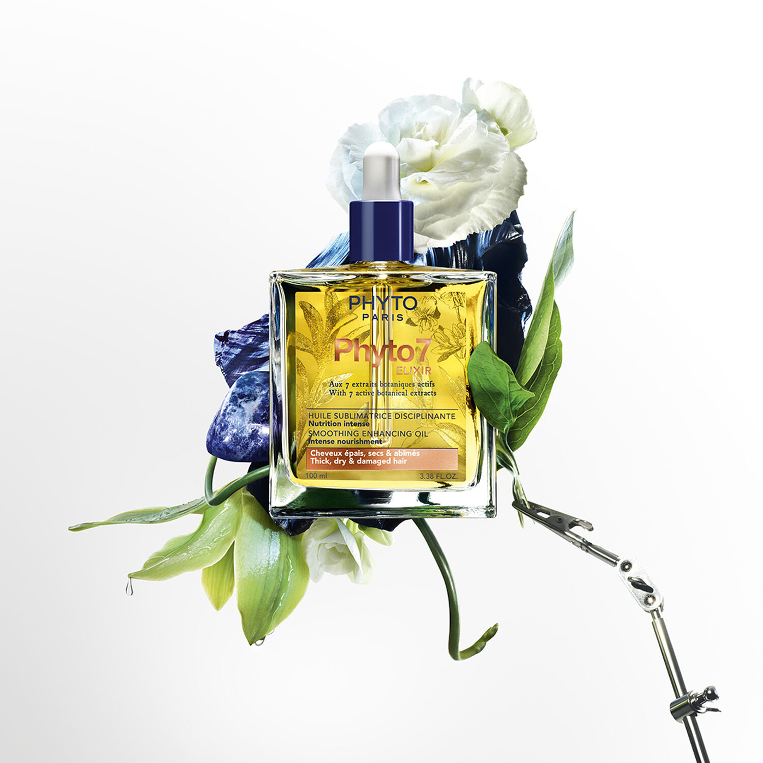 Phyto7 Elixir - Coffret Huile Sublimatrice Disciplinante 100 ml + Shampooing Réparateur 50 ml
