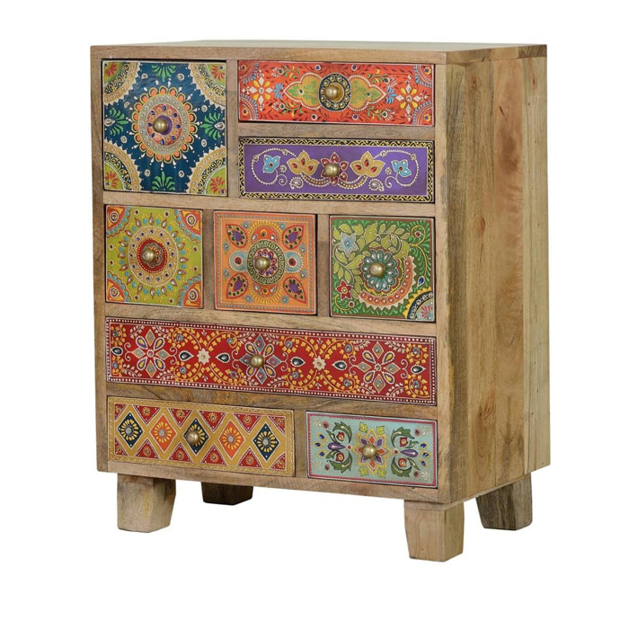 Telefonera - madera de mango - 63x52x30cm