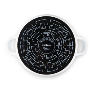 Batteria 7 pezzi Excelsa – Amalfi, Acciaio smaltato Multicolore