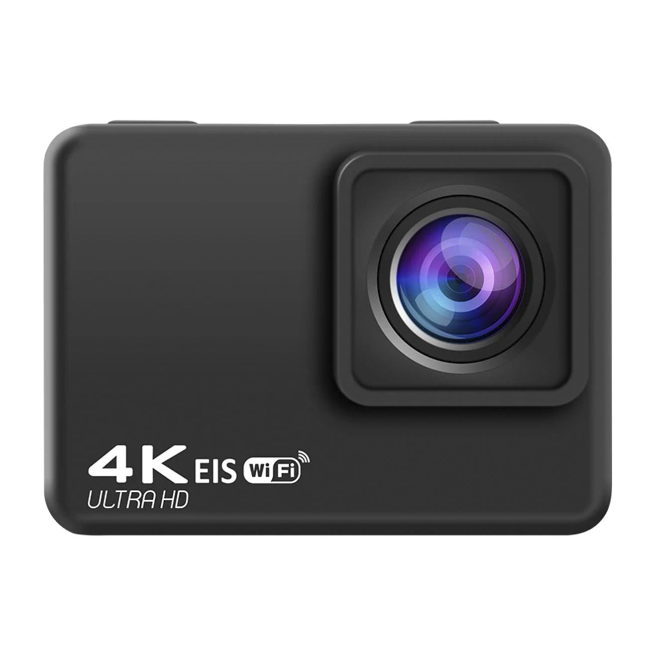 Cámara deportiva V35, 4K UHDV 60 fps y 20mpx. Pantalla 2'', Wi-Fi, estabilizador de imagen, sensor Sony, mando.