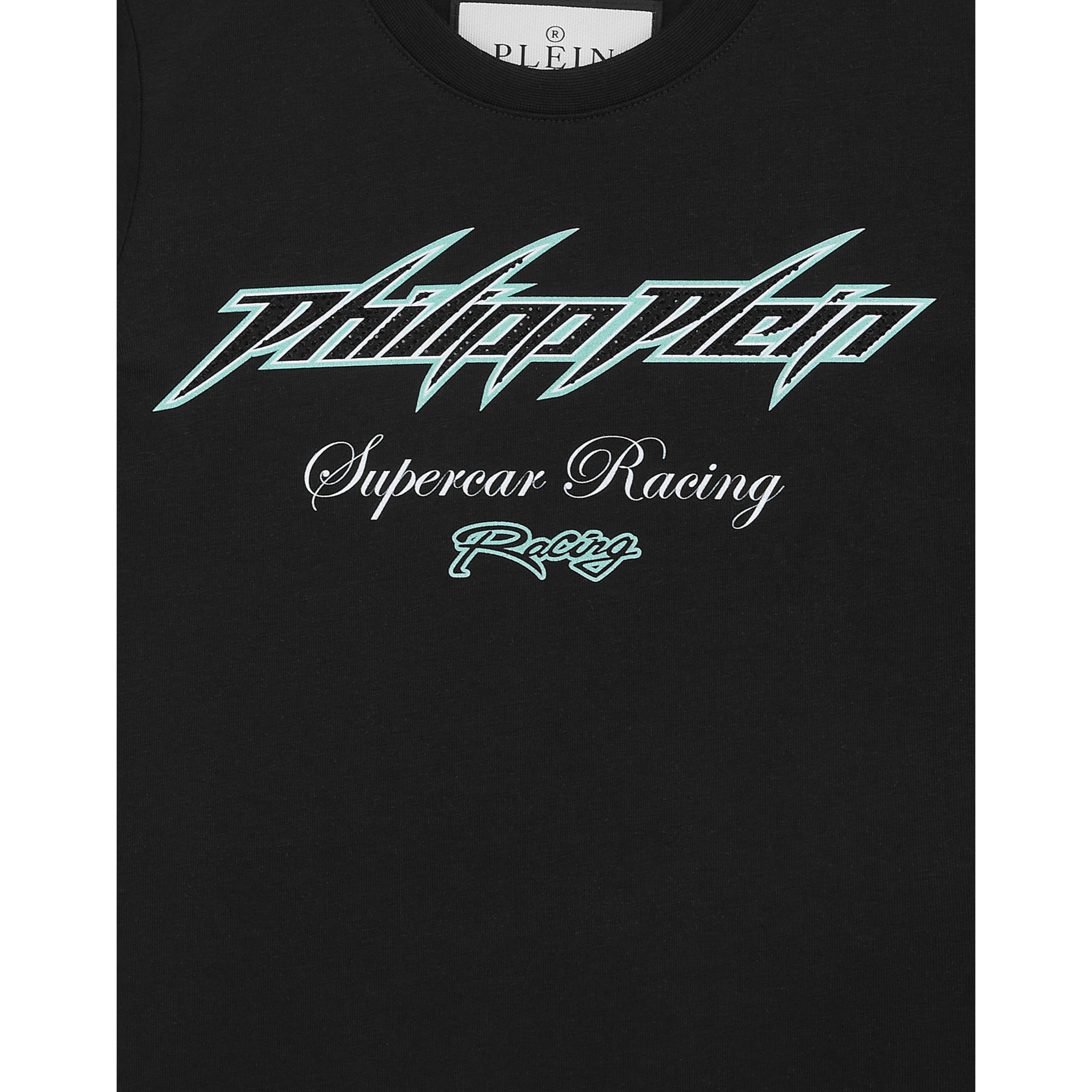 PHILIPP PLEIN Camiseta Cuello Redondo Ss RACING