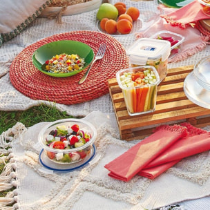 Barattolo ermetico rotondo 42 cl Pure Box Active - Luminarc