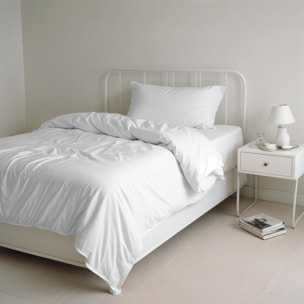 PARURE COPRIPIUMINO NATURAL COLOR PIAZZA E MEZZA - 100% COTONE MADE IN ITALY