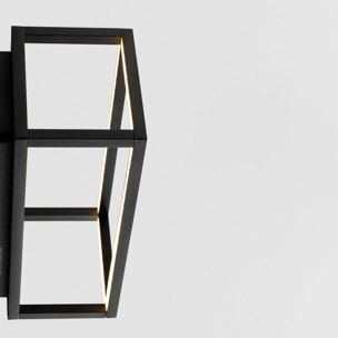 KELA Aplique exterior negro