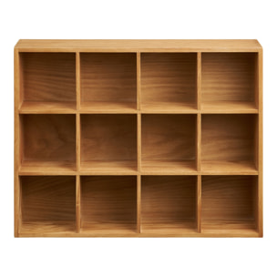 Mensola decorativa da parete Soria in rovere naturale 39x11x51 cm