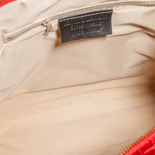 Anacapri Bolso tote Mujer.Piel auténtica Gamuza Grabado Cocodrilo