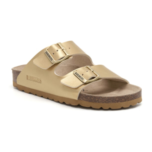SANDALIA BABUNKERS DORADO