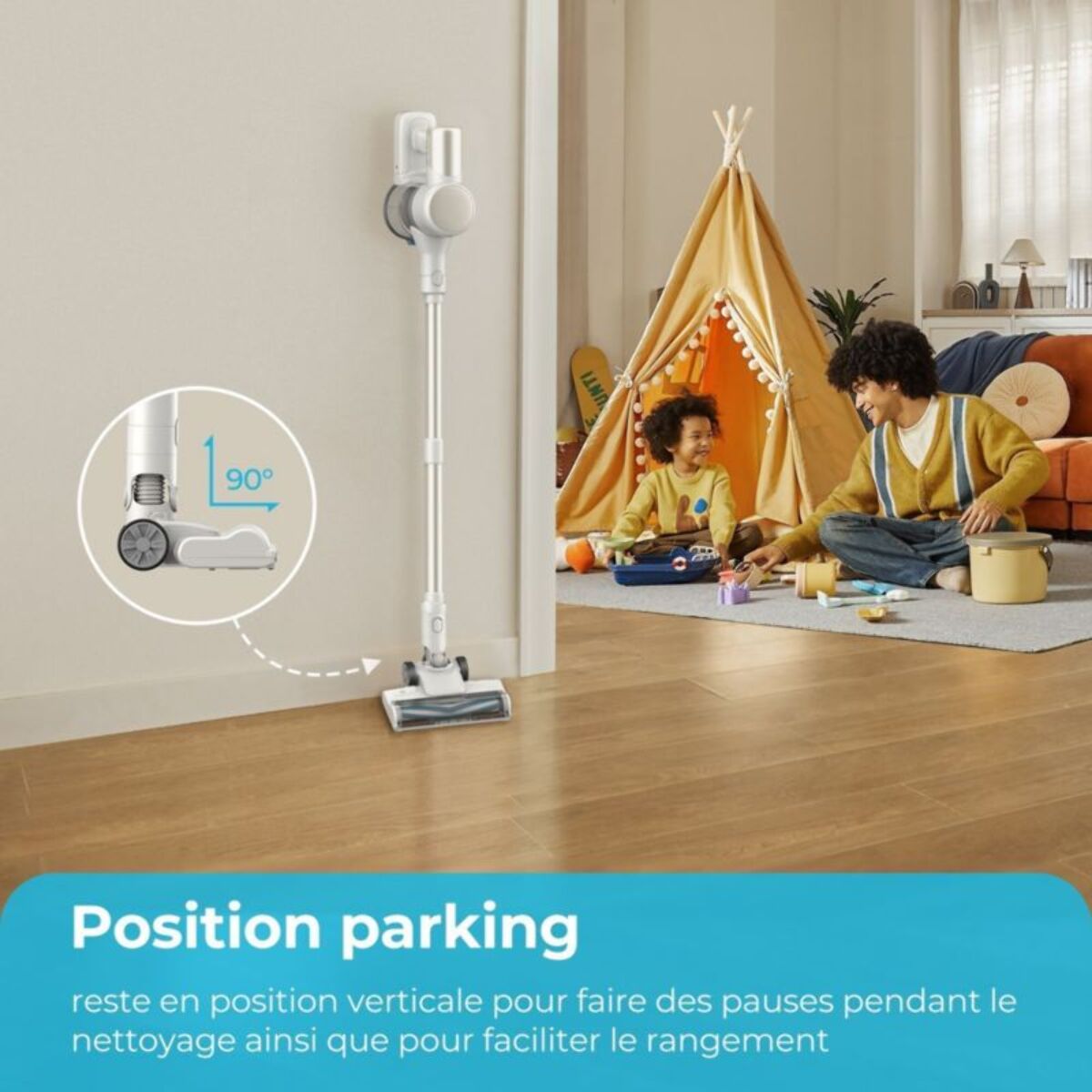 Aspirateur balai ESSENTIELB EVCSK200 Easy plus animal