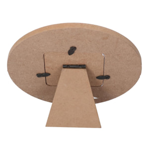 Portafoto da muro in legno mappamondo cmø17x1,2