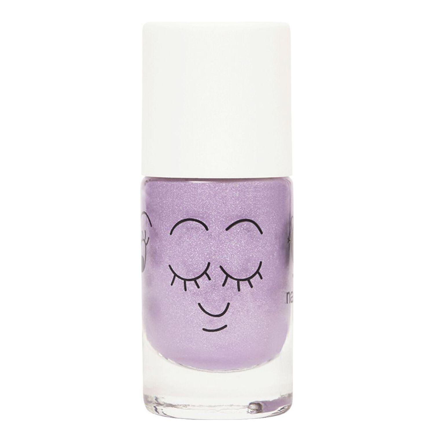 Piglou - Vernis Enfant Formulé à Base d'Eau - Violet Paillettes 8 ml