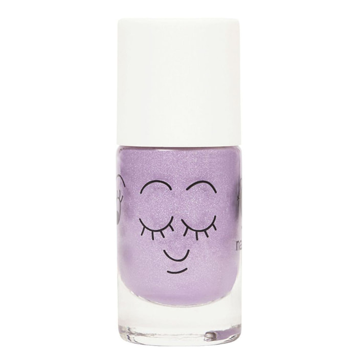 Piglou - Vernis Enfant Formulé à Base d'Eau - Violet Paillettes 8 ml