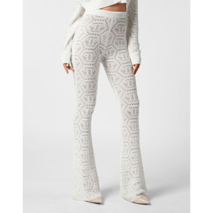 PHILIPP PLEIN Flare Trousers MONOGRAM