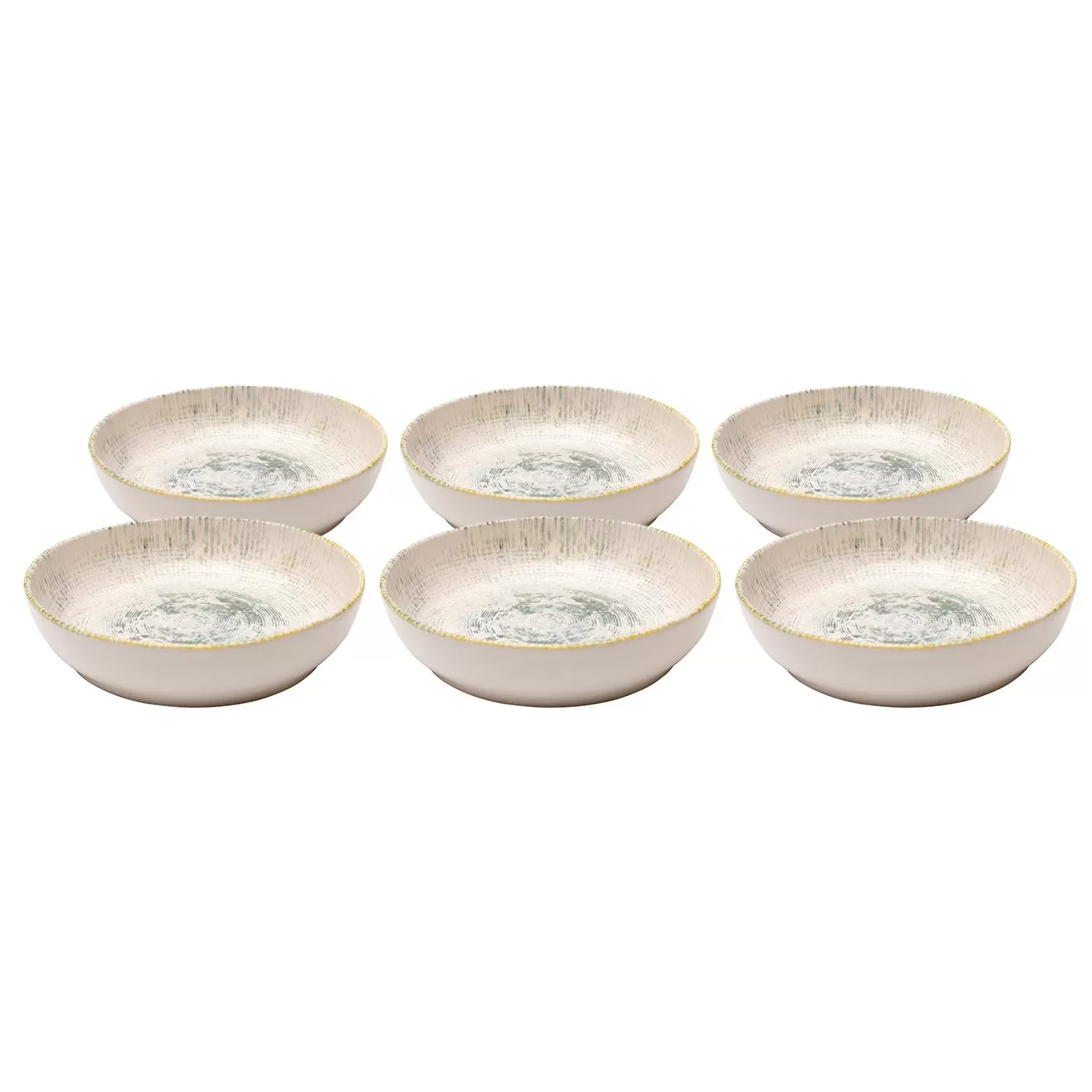 Assiettes creuses Pippa 20cm set de 6 Kare Design