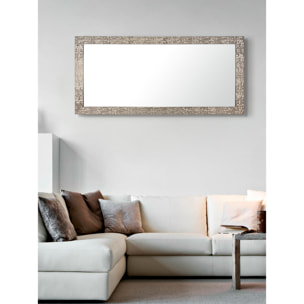 Espejo rectangular Confetti poliestireno dorado 143x73x2 cm