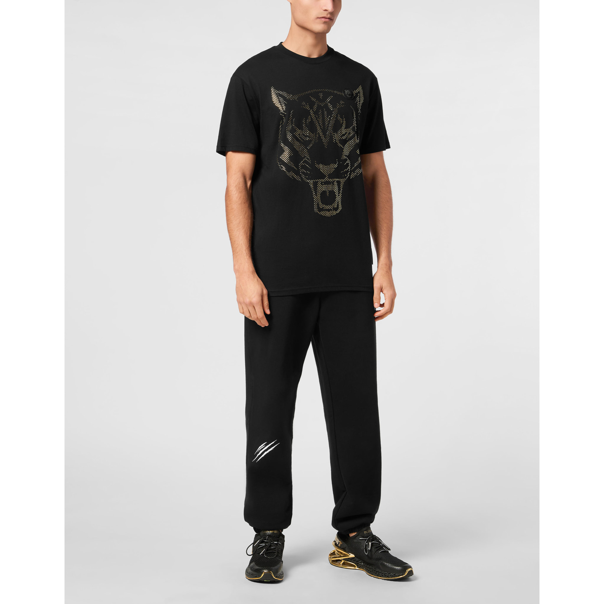 PLEIN SPORT Camiseta Cuello Redondo TIGER