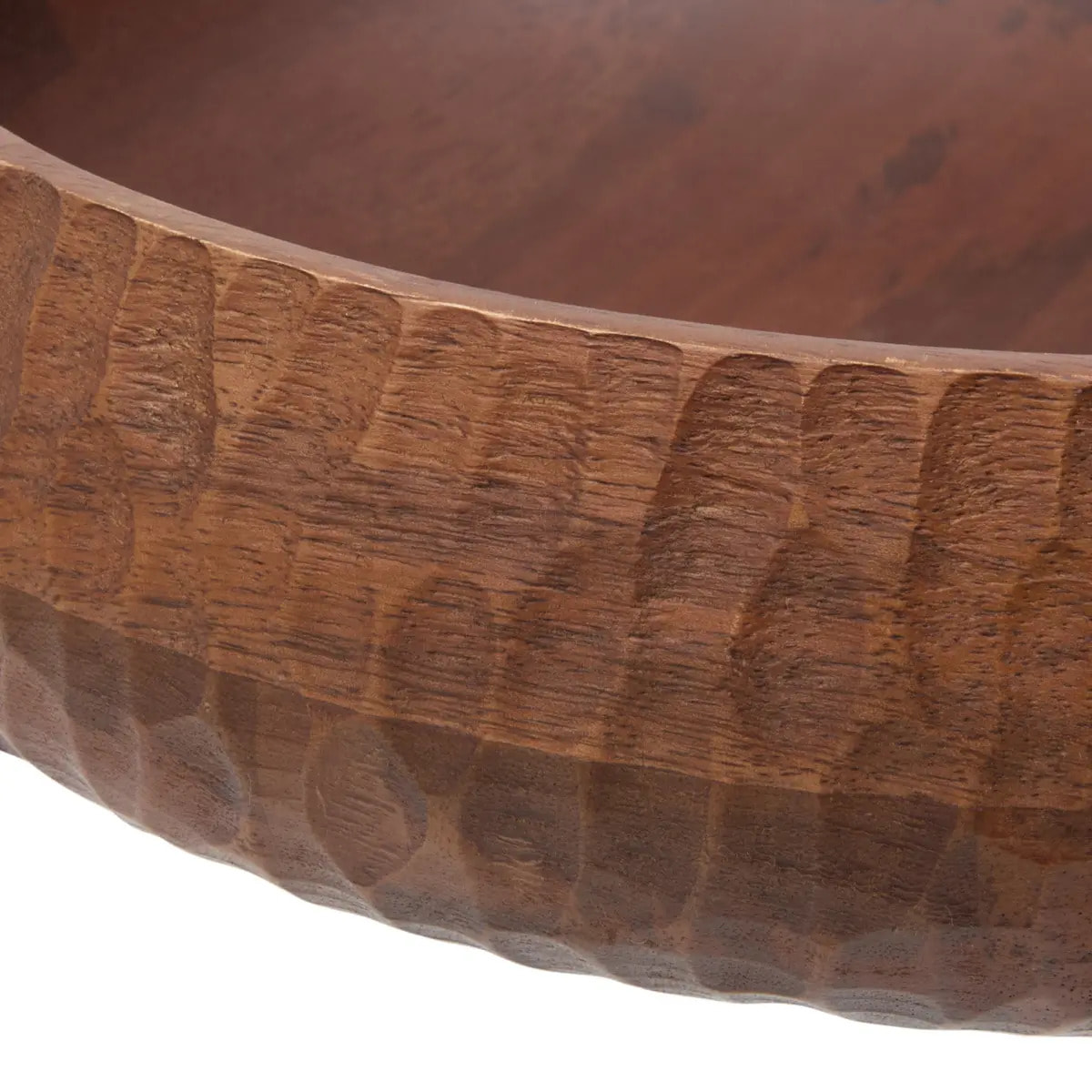 Saladier martelé Nyero D.30cm marron