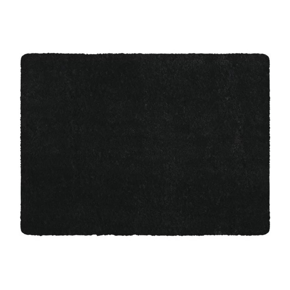 tapis de bain Microfibre Noir MSV